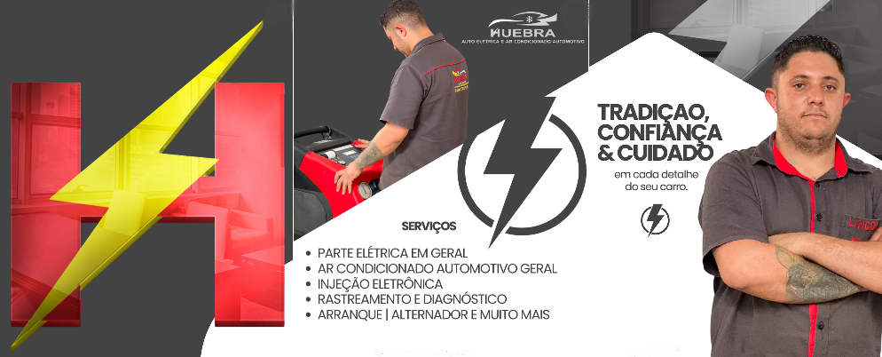 Banner Auto Elétrica Huebra